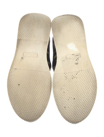 Miu Miu Animal Print Crystal Embellishments Sneakers