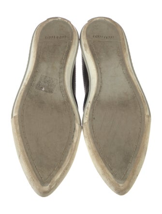 Miu Miu Leather Flats