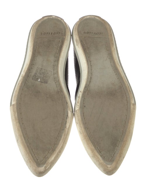 Miu Miu Leather Flats