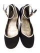 Miu Miu Canvas Striped Flats