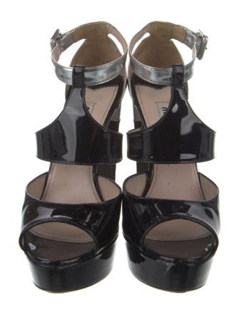 Miu Miu Leather Sandals