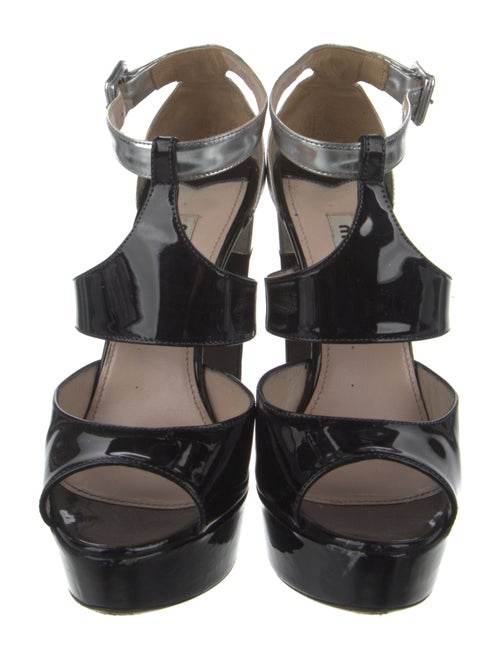 Miu Miu Leather Sandals