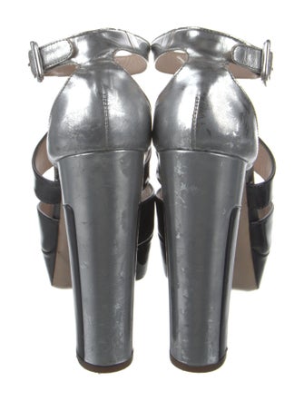 Miu Miu Leather Sandals