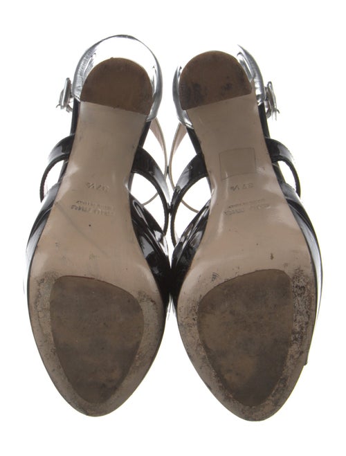 Miu Miu Leather Sandals
