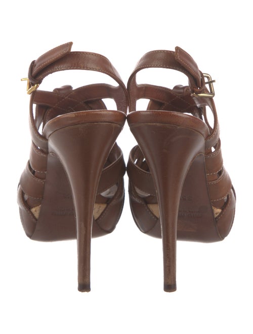 Miu Miu Leather Slingback Pumps