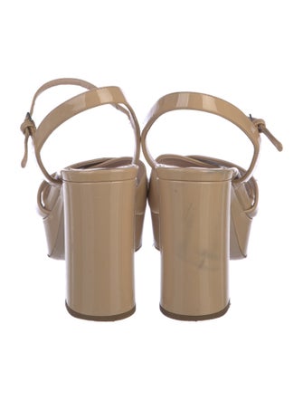 Miu Miu Patent Leather Sandals