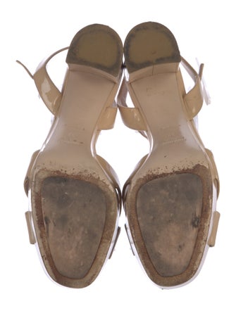 Miu Miu Patent Leather Sandals