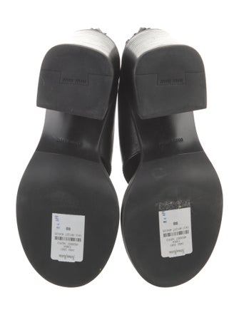 Miu Miu Leather Sandals