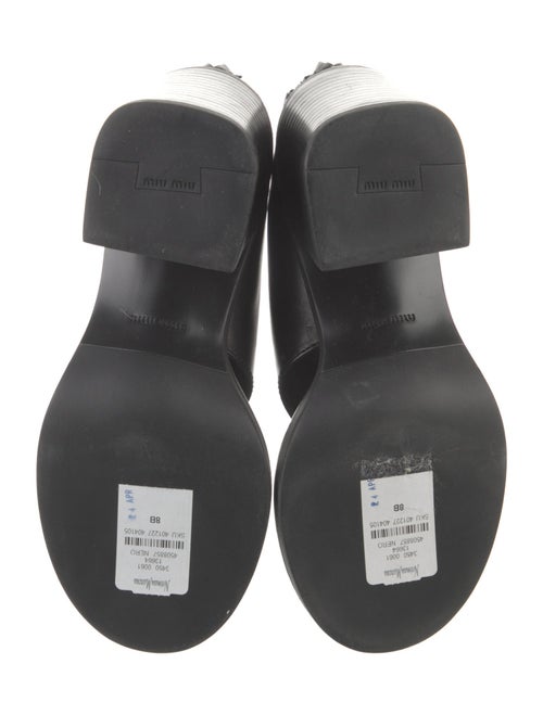 Miu Miu Leather Sandals