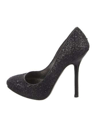 Miu Miu Glitter Glitter Accents Pumps