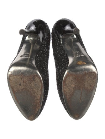 Miu Miu Glitter Glitter Accents Pumps