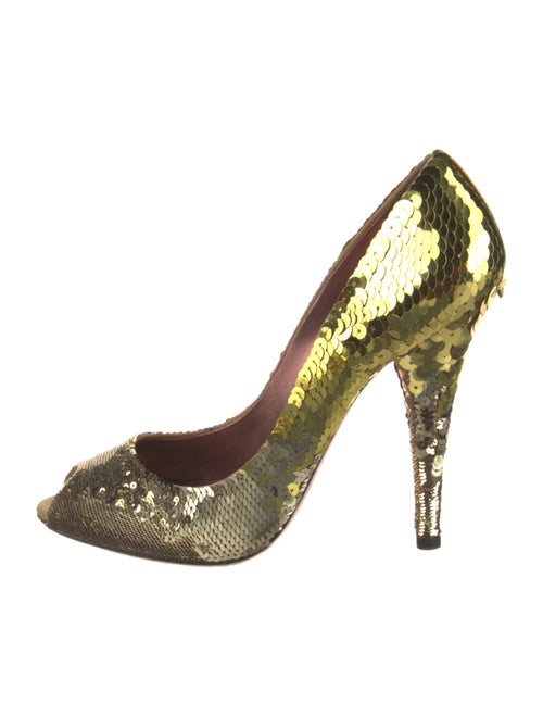 Miu Miu Sequins Sequin Embellishments Pumps