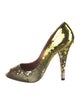 Miu Miu Sequins Sequin Embellishments Pumps