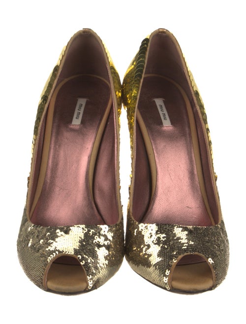 Miu Miu Sequins Sequin Embellishments Pumps