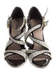 Miu Miu Leather Studded Accents Espadrilles