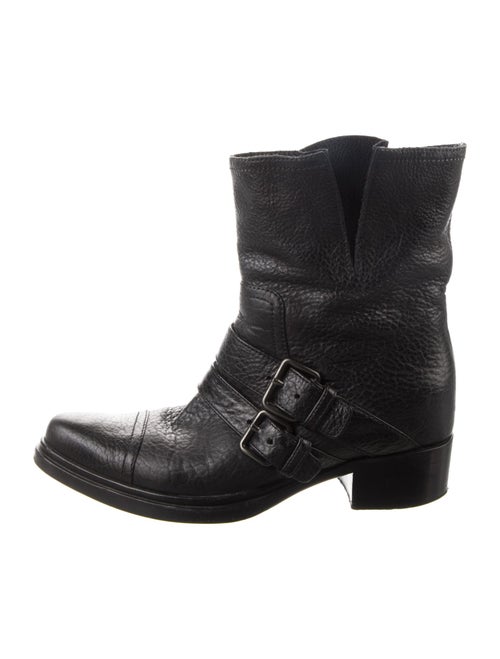 Miu Miu Leather Moto Boots