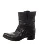 Miu Miu Leather Moto Boots