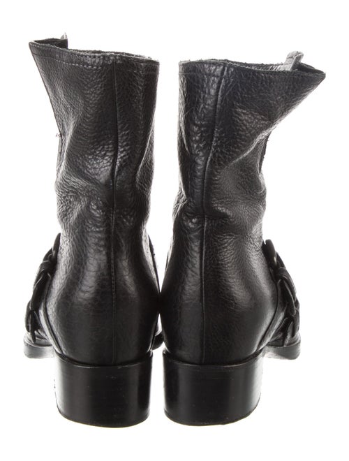 Miu Miu Leather Moto Boots