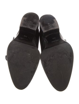 Miu Miu Leather Moto Boots