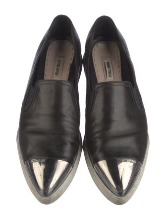 Miu Miu Leather Loafers