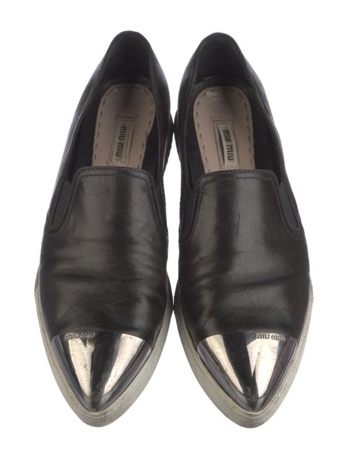 Miu Miu Leather Loafers
