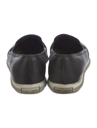 Miu Miu Leather Loafers