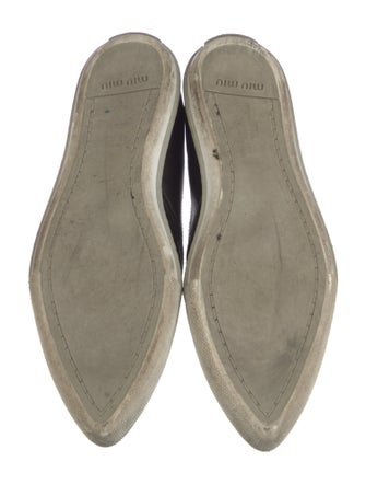 Miu Miu Leather Loafers