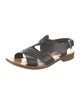 Miu Miu Leather Slingback Sandals