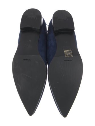 Miu Miu Suede Crystal Embellishments Boots