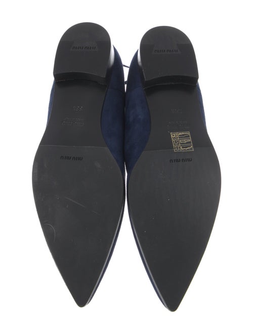 Miu Miu Suede Crystal Embellishments Boots