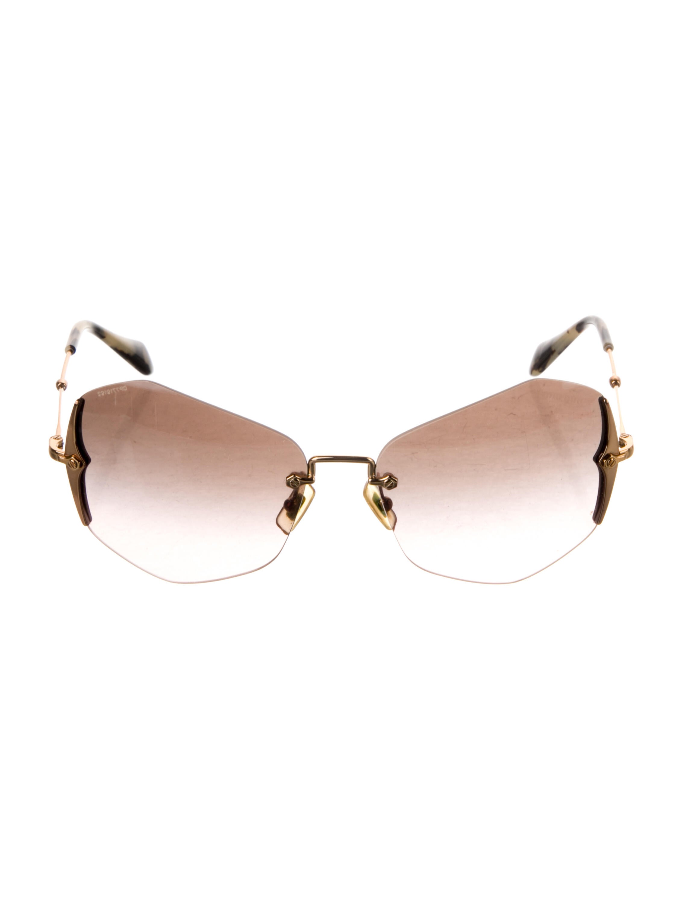 Miu Miu Shield Gradient Sunglasses