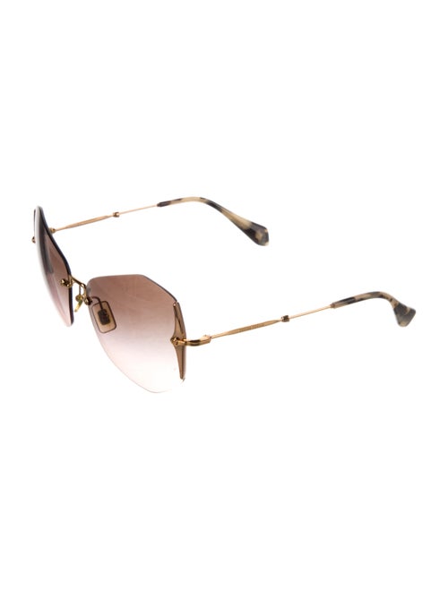 Miu Miu Shield Gradient Sunglasses