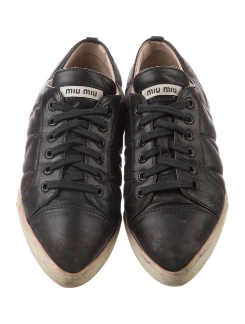 Miu Miu Leather Sneakers