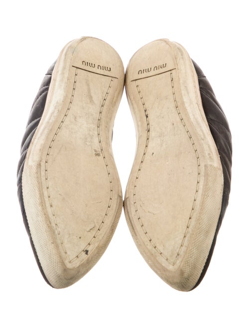 Miu Miu Leather Sneakers