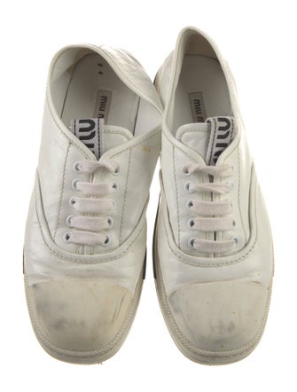 Miu Miu Leather Sneakers