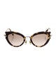 Miu Miu Cat-Eye Gradient Sunglasses