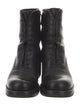 Miu Miu Leather Combat Boots