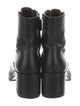 Miu Miu Leather Combat Boots