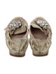 Miu Miu Glitter Glitter Accents Flats