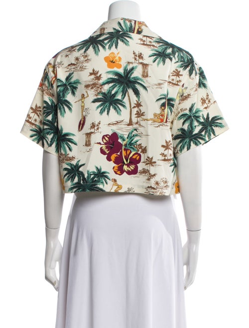 Miu Miu 2024 Silk Crop Top