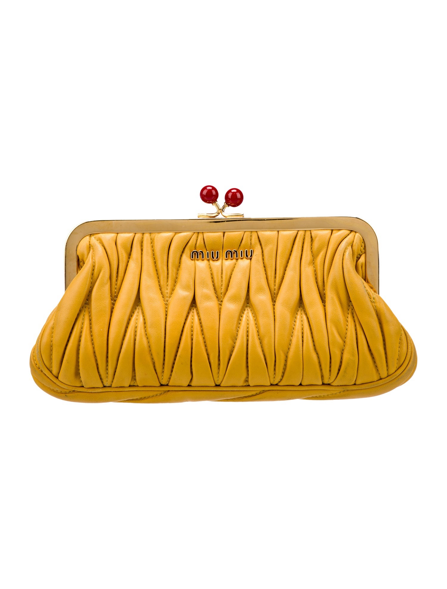 Miu Miu Leather Evening Bag