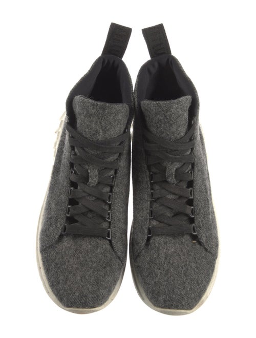 Miu Miu Wool Lace-Up Boots