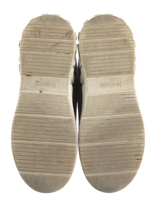 Miu Miu Wool Lace-Up Boots