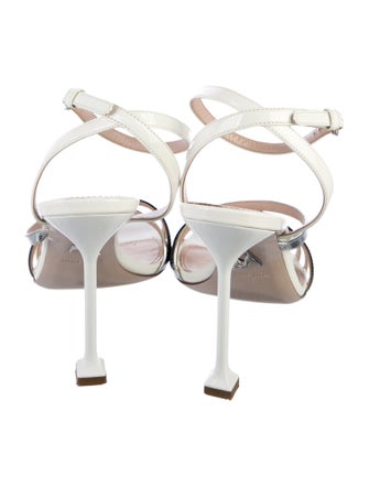 Miu Miu Patent Leather Slingback Sandals