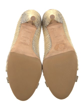 Miu Miu Snakeskin Animal Print Sandals