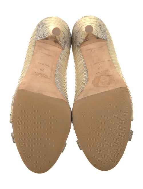 Miu Miu Snakeskin Animal Print Sandals