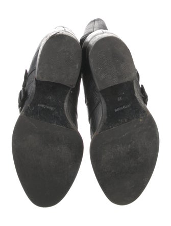 Miu Miu Leather Moto Boots