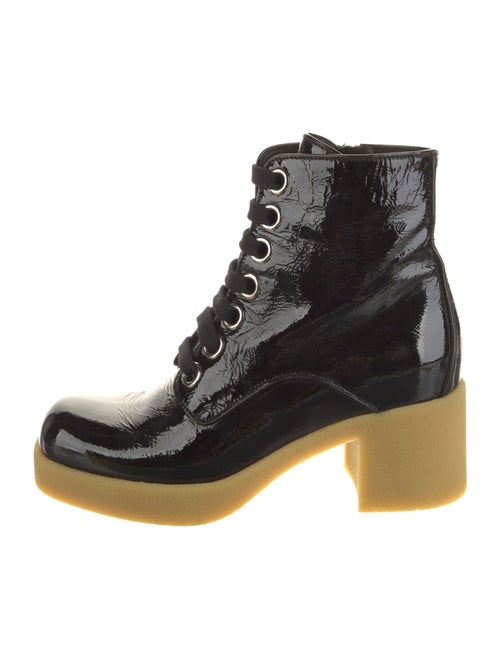 Miu Miu Patent Leather Combat Boots