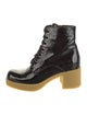 Miu Miu Patent Leather Combat Boots