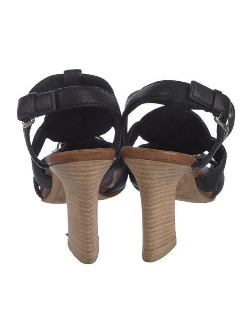 Miu Miu Leather Slingback Sandals